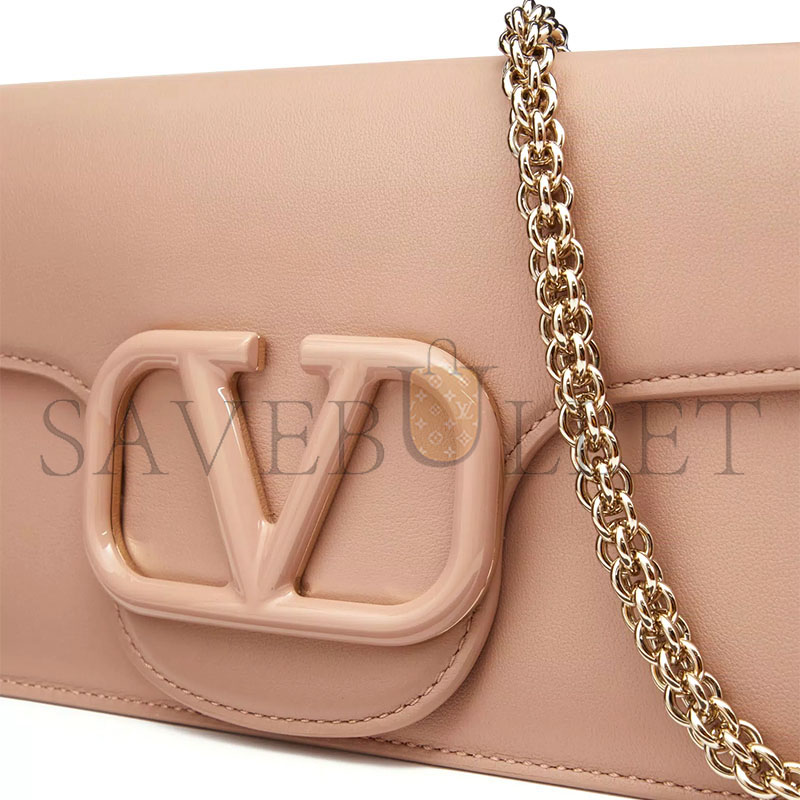 VALENTINO GARAVANI LOCÒ CALFSKIN SHOULDER BAG 5W2B0K30IYS_GF9 (27*13*6cm)